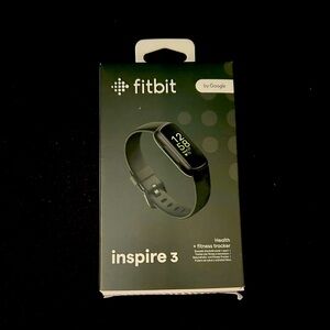 Fitbit Inspire 3 Black Smartwatch New in box